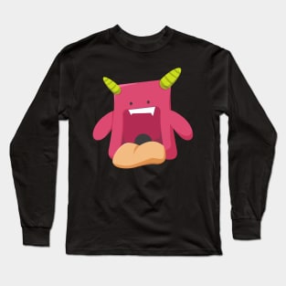 Crazy Tongue Monster Long Sleeve T-Shirt